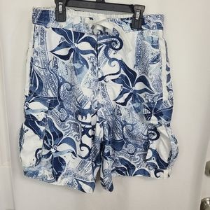 Joe Boxer Men's Classic Swim Trunks, Size: Medium Color: Blue